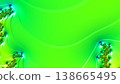 A vibrant abstract background featuring bright green hues and intricate fractal patterns. This modern digital art piece offers a dynamic and energetic visual texture, perfect for contemporary designs  138665495