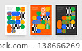 Simple layout with abstract geometric shapes. 138666269