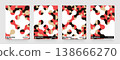 Simple layout with abstract geometric shapes. 138666270