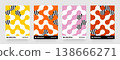 Simple layout with abstract geometric shapes. 138666271