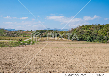 Terraced rice fields in Ogi, Otsu City, Shiga Prefecture Terraced rice fields in Ogi, Otsu City, Shiga Prefecture 138666342