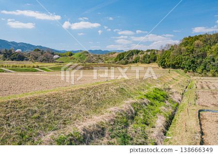 滋賀縣大津市荻町的梯田 滋賀縣大津市荻町的梯田 138666349