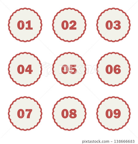 Illustration materials: Points, notes, speech bubbles, numbers, sticky notes, attention, caution, important Illustration materials: Points, notes, speech bubbles, numbers, sticky notes, attention, caution, important 138666683