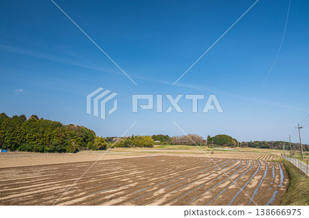 Terraced rice fields in Ogi, Otsu City, Shiga Prefecture Terraced rice fields in Ogi, Otsu City, Shiga Prefecture 138666975