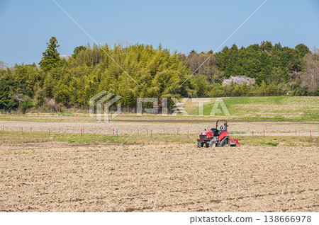 Terraced rice fields in Ogi, Otsu City, Shiga Prefecture 138666978