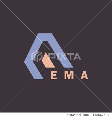 Simple EMA letter logo icon vector design, perfect for feminine brand identity Simple EMA letter logo icon vector design, perfect for feminine brand identity 138667497