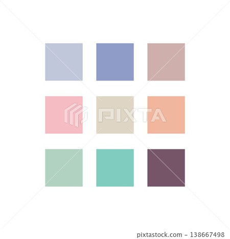feminime color pallete icon vector element template. feminime color pallete icon vector element template. 138667498