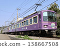 Enoshima Electric Railway Series 1000 (Arashiyama Electric Railway Sister Line Collaboration Train) 138667508