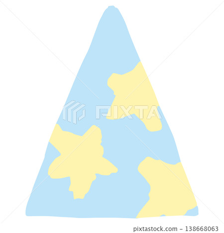 蓬鬆粉彩生日派對帽（星形圖案） - 適合幼兒園和學前班 138668063