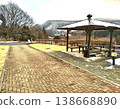 From the open gazebo, you can gaze out over the winter-bare mountains. A scene full of emotion, where you can be soothed by the tranquility of nature. 138668890
