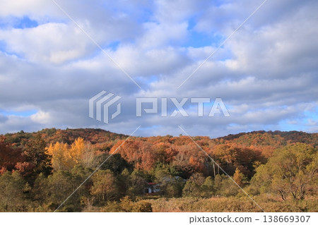 Autumn scenery in Japan: Mountains with autumn foliage (horizontal) Autumn scenery in Japan: Mountains with autumn foliage (horizontal) 138669307