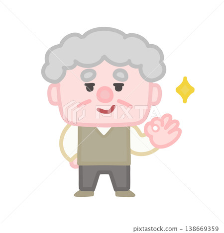 OK, the old man said with a grin. OK, the old man said with a grin. 138669359