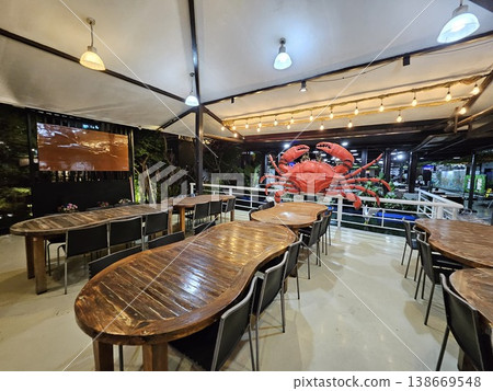 this is interior of a cafe, as one famous cafe in Jakarta city this is interior of a cafe, as one famous cafe in Jakarta city 138669548