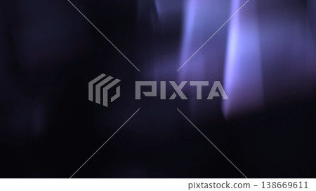 Abstract Blur Light Leak Overlay in Dark Purple, Black for Moody Cinematic Analog Film Effect 138669611