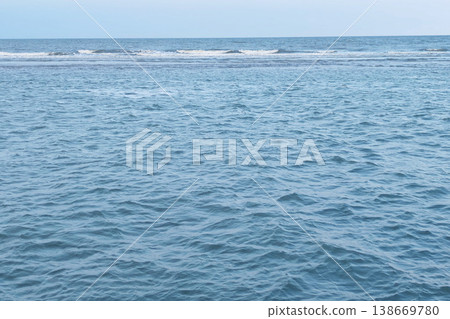 tropical beach and blue sky  138669780