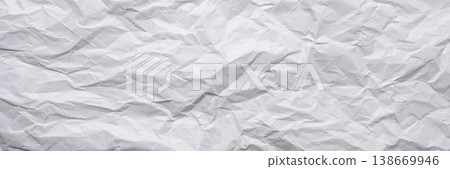 white crumpled paper banner texture background white crumpled paper banner texture background 138669946
