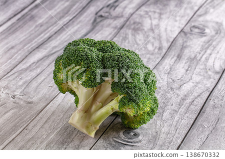 Fresh raw green broccoli cabbage Fresh raw green broccoli cabbage 138670332
