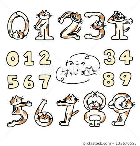 花貓用人類字母表達數字 138670553