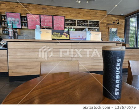 this is food and drink display at cafe restaurant. this is food and drink display at cafe restaurant. 138670579