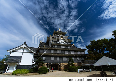 Okayama Castle - Front View of the Keep Okayama Castle - Front View of the Keep 138671461