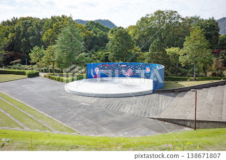 The setting for Japan's Navel Park in Nishiwaki City, Hyogo Prefecture The setting for Japan's Navel Park in Nishiwaki City, Hyogo Prefecture 138671807
