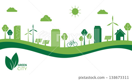 Green City environmentally friendly Green City environmentally friendly 138673311
