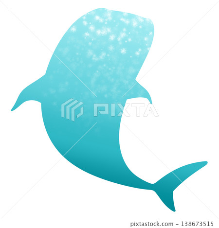 一個簡單的鯨鯊的插圖 138673515