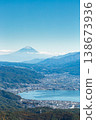 從高峠高原眺望富士山和諏訪湖 138673936