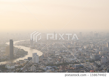 Evening view of Bangkok, Thailand Evening view of Bangkok, Thailand 138674402