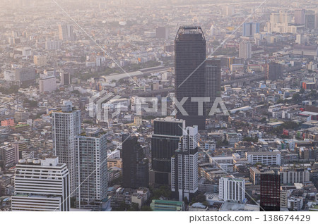 Evening view of Bangkok, Thailand Evening view of Bangkok, Thailand 138674429