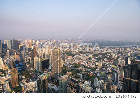 泰國曼谷的夜景 138674452