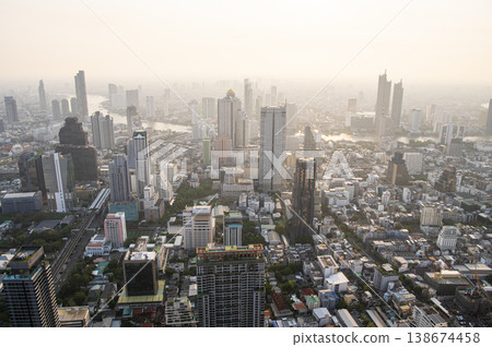 Evening view of Bangkok, Thailand Evening view of Bangkok, Thailand 138674458