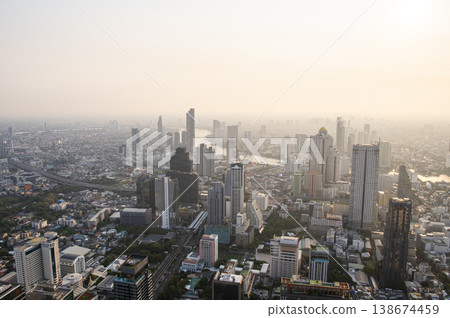 Evening view of Bangkok, Thailand Evening view of Bangkok, Thailand 138674459