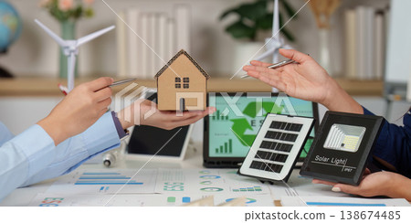 Eco-friendly housing model and renewable energy tools Eco-friendly housing model and renewable energy tools 138674485