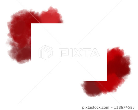 水彩畫框紅色 138674583