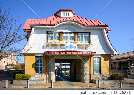 Tokyu Corporation's former Den-en-chofu Station building Tokyu Corporation's former Den-en-chofu Station building 138676256