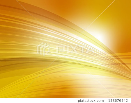 A futuristic-looking yellow and orange wavy abstract background. A futuristic-looking yellow and orange wavy abstract background. 138676342