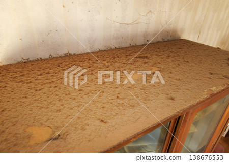 Dust on the top of the cupboard Dust on the top of the cupboard 138676553