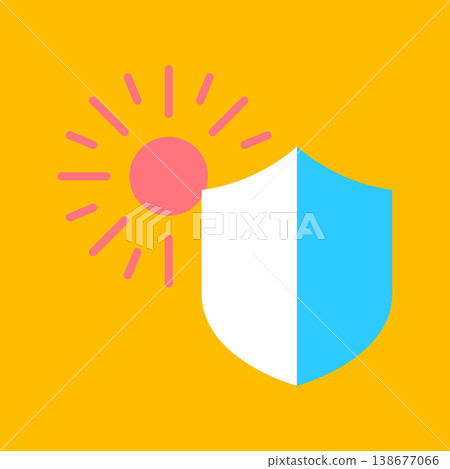 Icon for blocking the sun's ultraviolet rays Icon for blocking the sun's ultraviolet rays 138677066