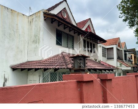 Colorful houses in Kuala Lumpur, Malaysia Colorful houses in Kuala Lumpur, Malaysia 138677453