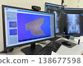 hospital examination room monitor 138677598