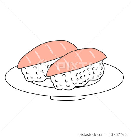Sushi dish 138677603