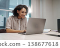 Black Woman Guides Students Remotely. Supportive Instructor Provides Virtual Lessons And Encouragement 138677618