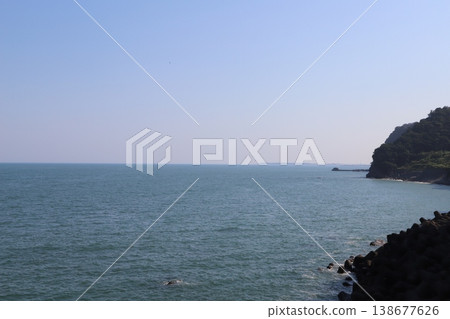 View towards Omaezaki from Okuzure Coast (Suruga Ward, Shizuoka City, Shizuoka Prefecture) View towards Omaezaki from Okuzure Coast (Suruga Ward, Shizuoka City, Shizuoka Prefecture) 138677626