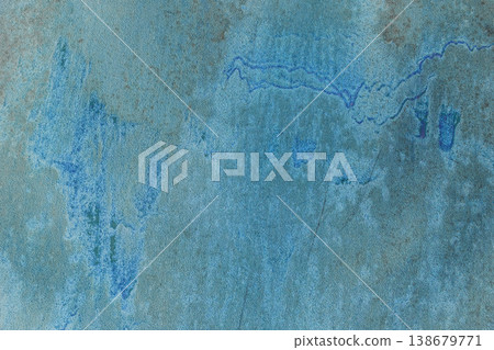 Old blue paint metal texture abstract steel pattern grunge background worn backdrop Old blue paint metal texture abstract steel pattern grunge background worn backdrop 138679771