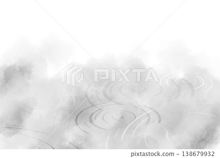 Gray water-themed watercolor-style background material Gray water-themed watercolor-style background material 138679932