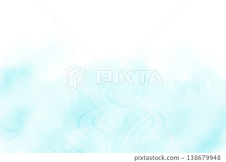 A watercolor-style background image of light blue water. A watercolor-style background image of light blue water. 138679948