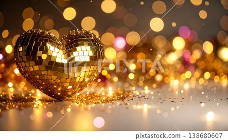 colorful of hearts on bokeh background colorful of hearts on bokeh background 138680607