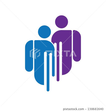 people logo vector icon template 138681640