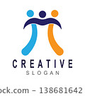 people logo vector icon template 138681642